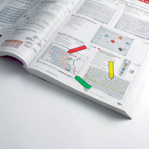 Segnapagina removibili Post-it® Index Mini ''Freccia'' 684 colori vivaci assortiti - 4 conf. da 24 - 684ARR4